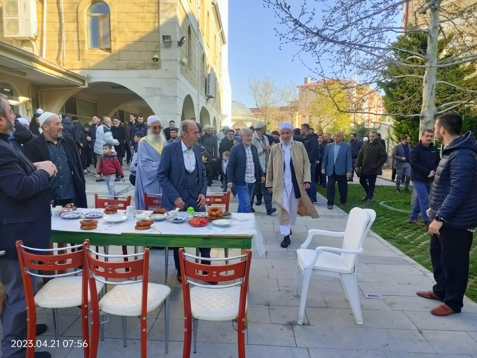 Isparta Dilara Camii Ramazan bayramı bayramlaşma merasimi 2023